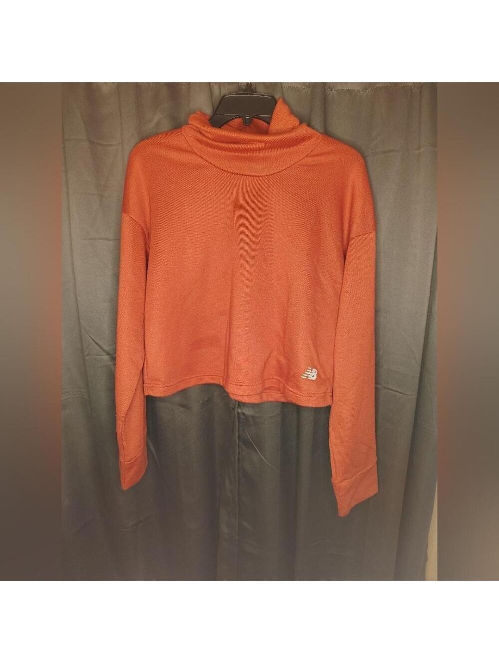 New Balance Burnt orange/Red Turtleneck Sweater